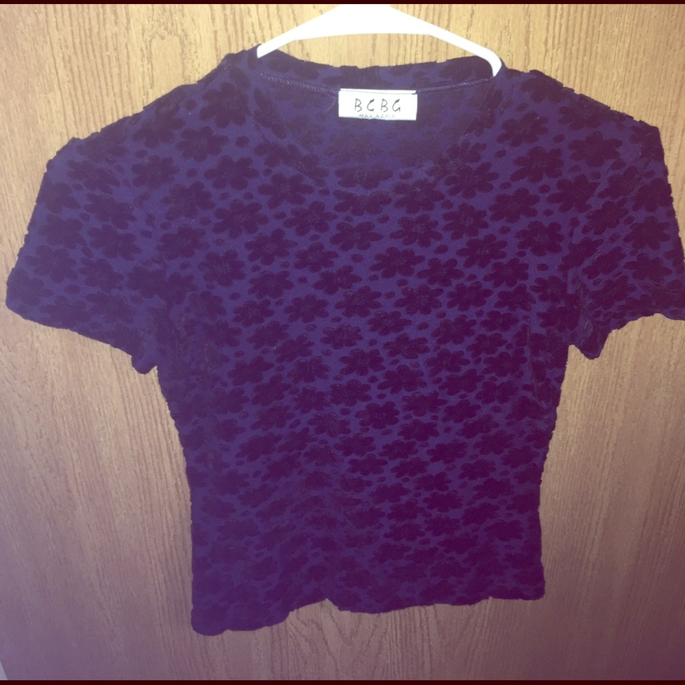 BCBG Flowered Top