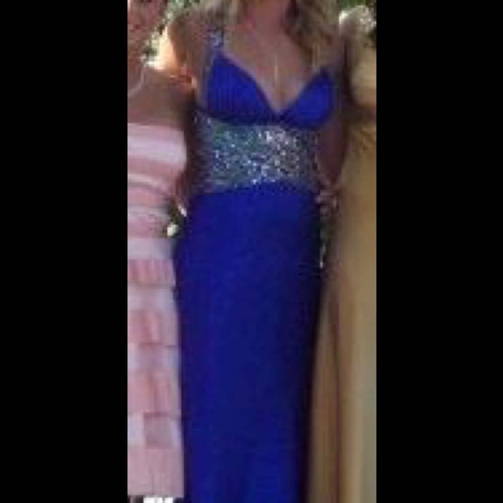 Jovani cobalt formal/prom dress