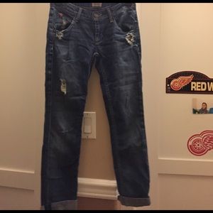Hudson cropped jeans