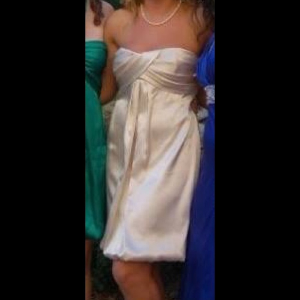 Cream formal dress