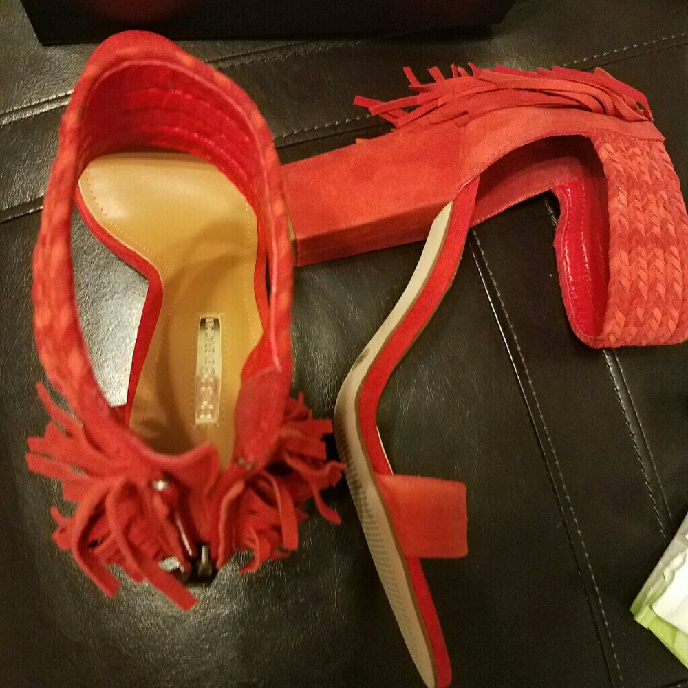 BCBG Suede Sandals