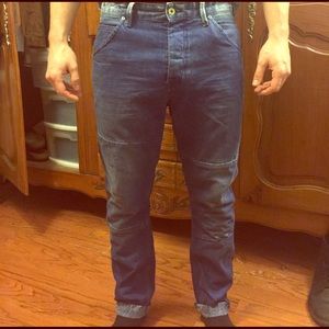 Scotch and soda moto blue jeans