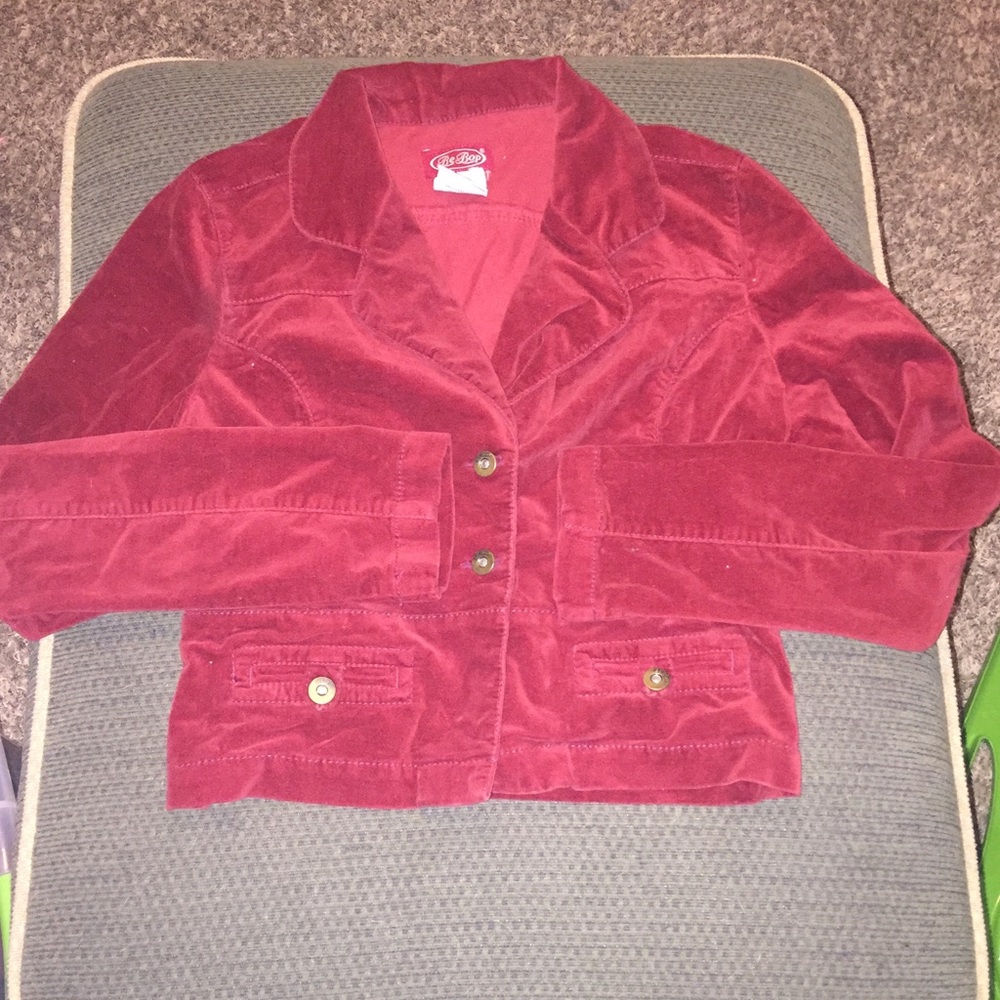 Velvet like jacket