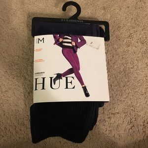 Hue corduroy navy leggings