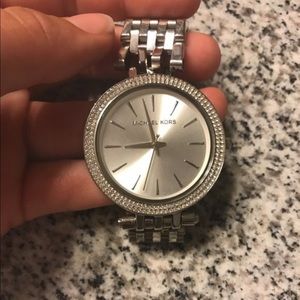 Silver MK watch