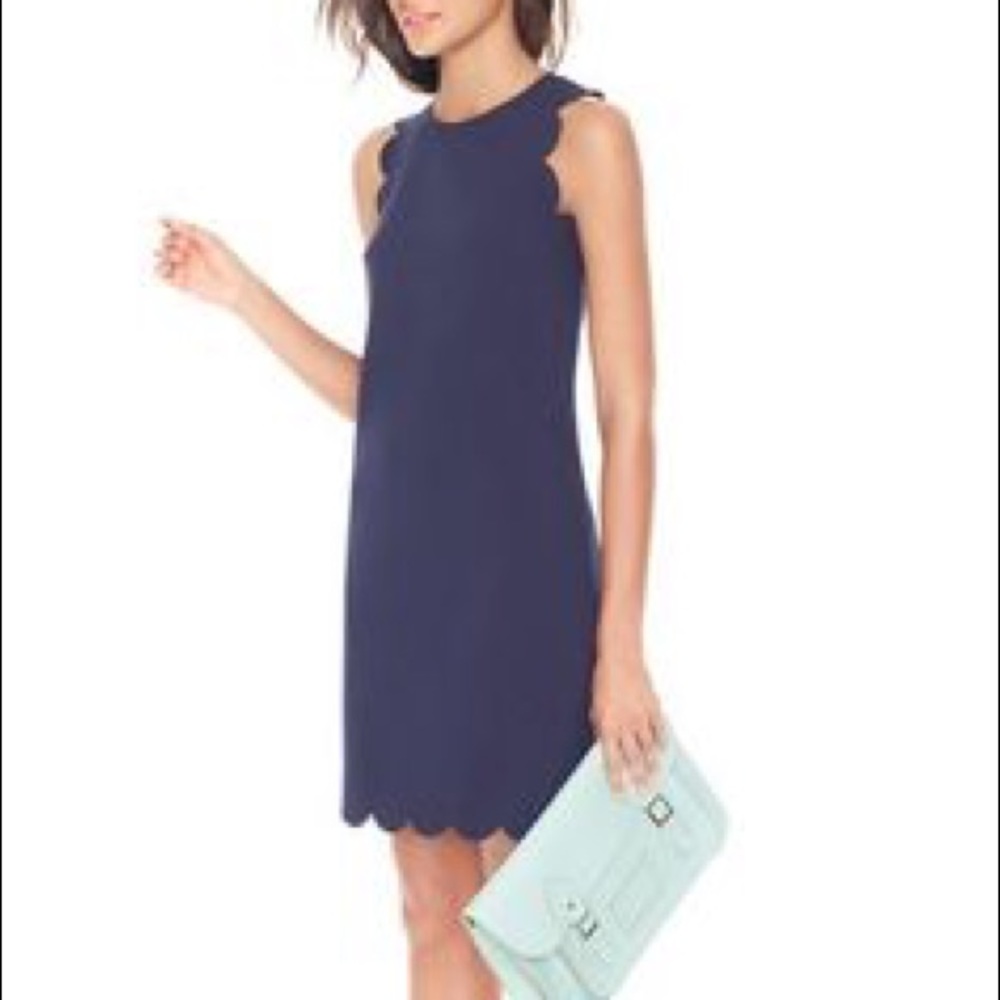 J Crew Scalloped Sheath Dress