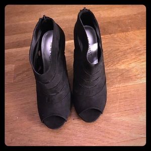 Nine West open toe heel.