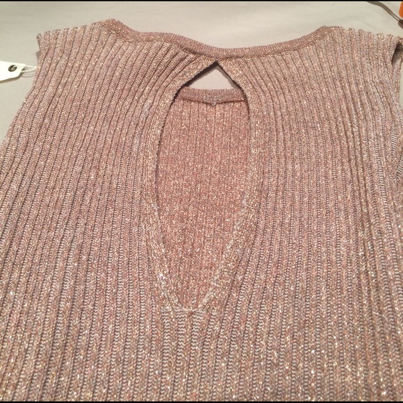 Anthro Moth Ribbed Ruffle Tank (large) - Picture 4 of 6