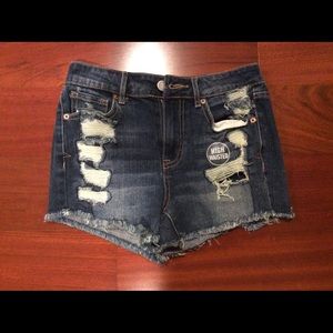 High waisted shorts