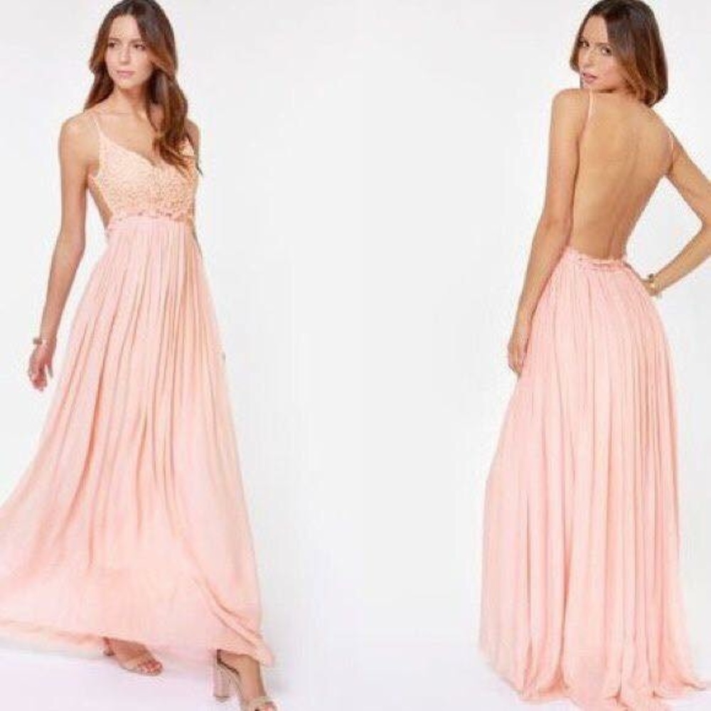 Blush Maxi dress