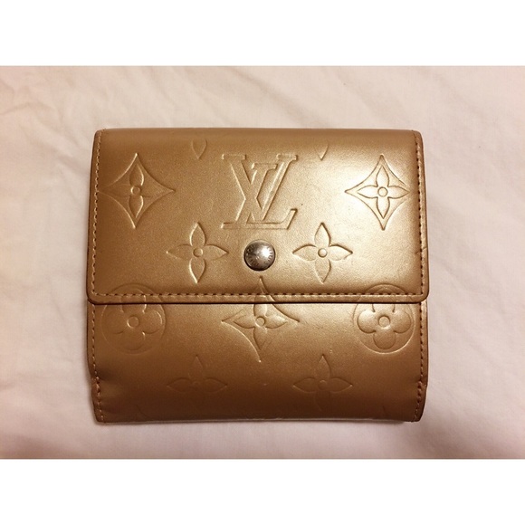 louis vuitton gold purse