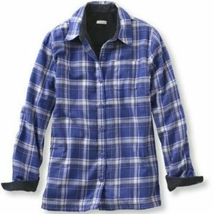 L.L. bean lined flannel