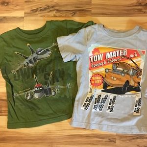 Set of 2 boys Disney tees
