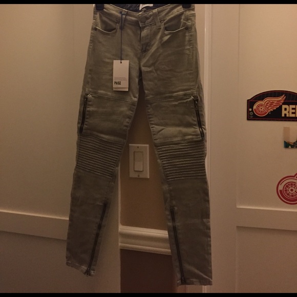 Paige denim Moto skinny - Picture 1 of 4