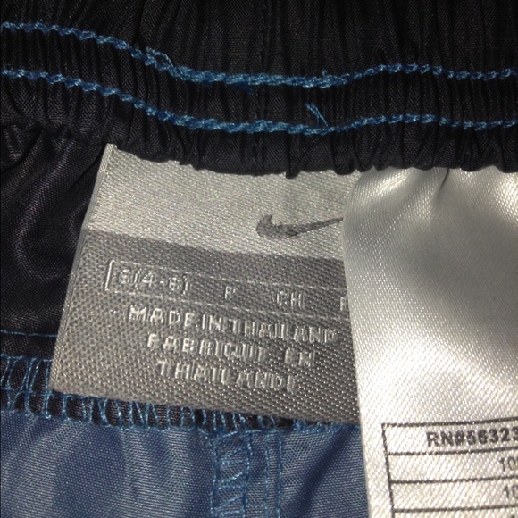 Nike Old School Blue Color Block Shorts - Picture 4 of 8