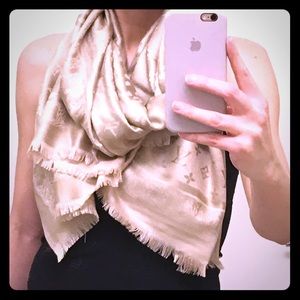 Gold Louis Vuitton Shawl