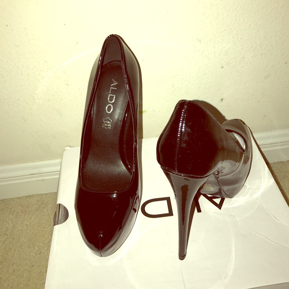 Aldo Woman's Caviel - Black Leather