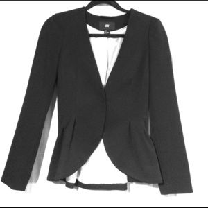 H&M Blazer Size 4 Black