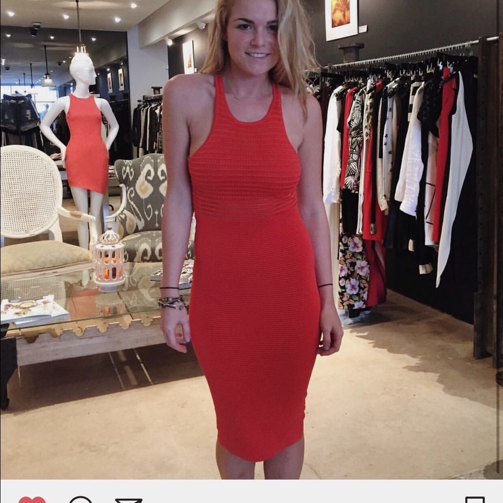 Coral Red Ronny Kobo Dress