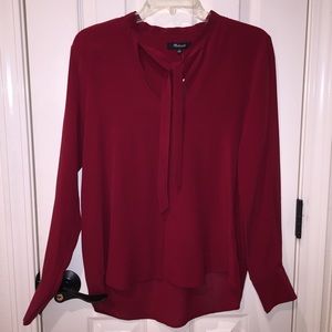 Madewell Silk Blouse NWT