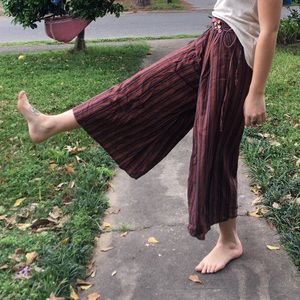 Flare linen pant