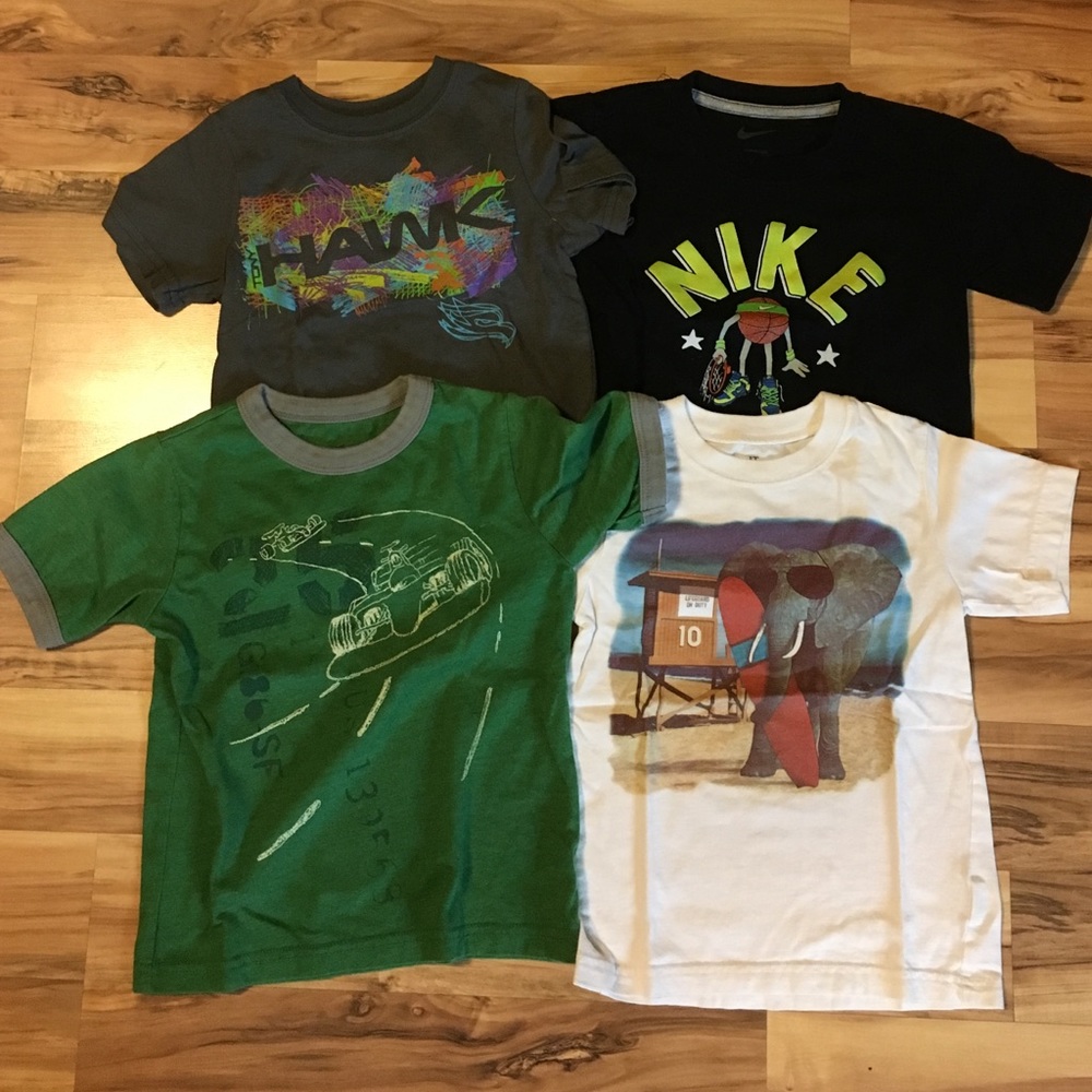 Set of 4 boys tees