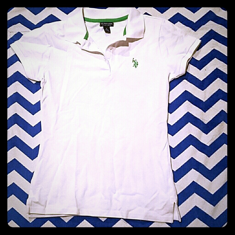 U.S. Polo Assn. Brand New White Polo Shirt