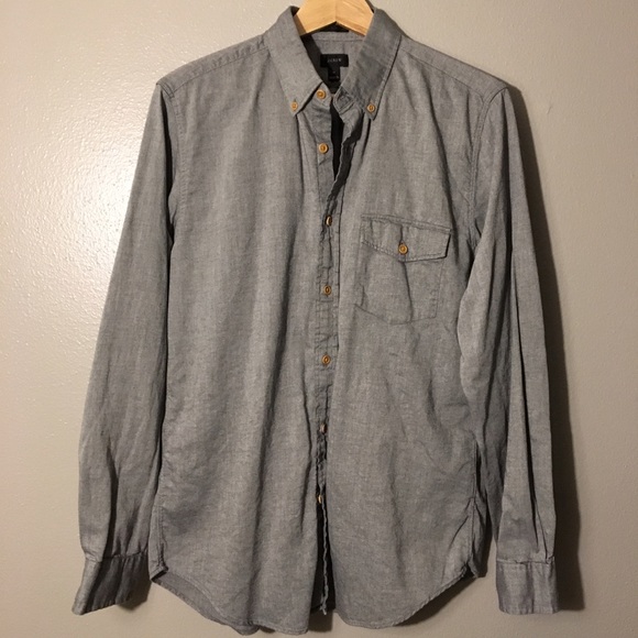 J. Crew LS Twill Shirt - Picture 2 of 4