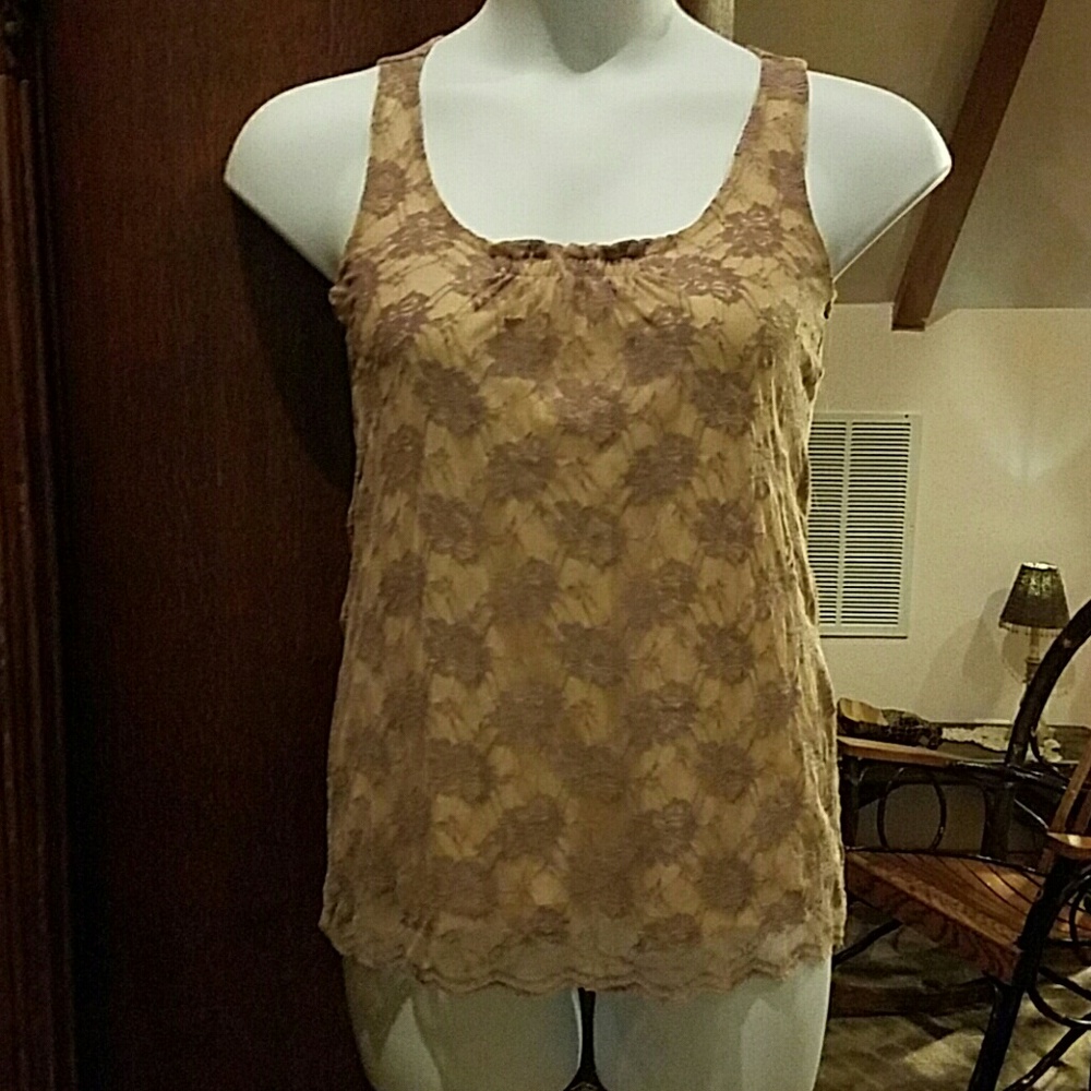 Cabi lace tank