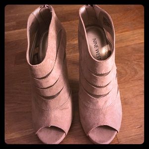 Nine West open toe heels