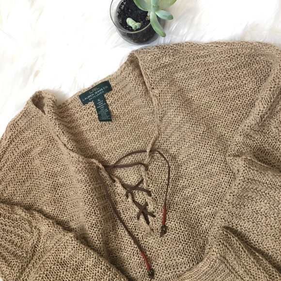 Lauren Ralph Lauren Sweaters - Lace Up Sweater by Ralph Lauren