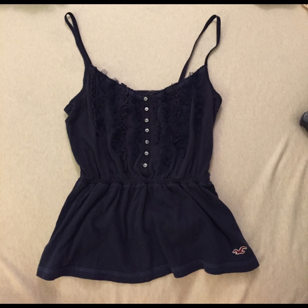 Dark blue Hollister tank top