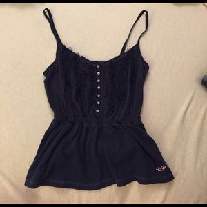 Dark blue Hollister tank top