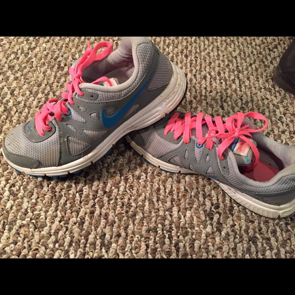 Grey Nike sneakers