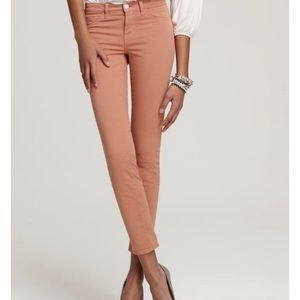 J Brand luxe twill skinny jeans in Tiger's Eye