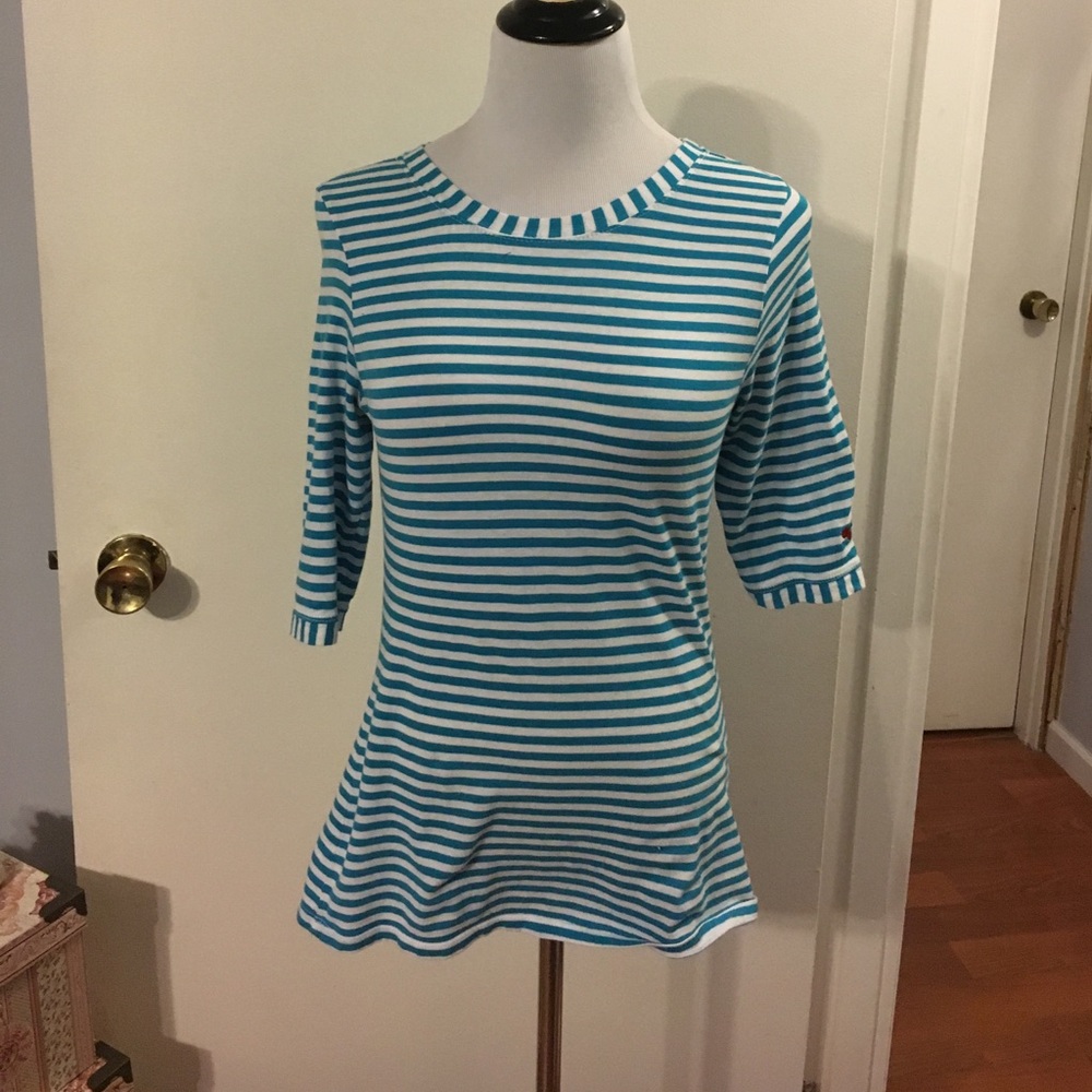 Luella for Target striped 3/4 length tee