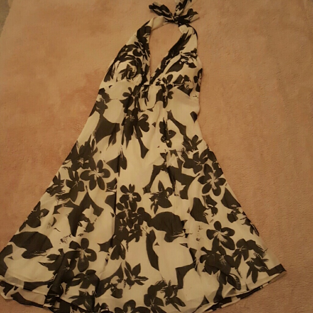 White House/Black Market halter dress
