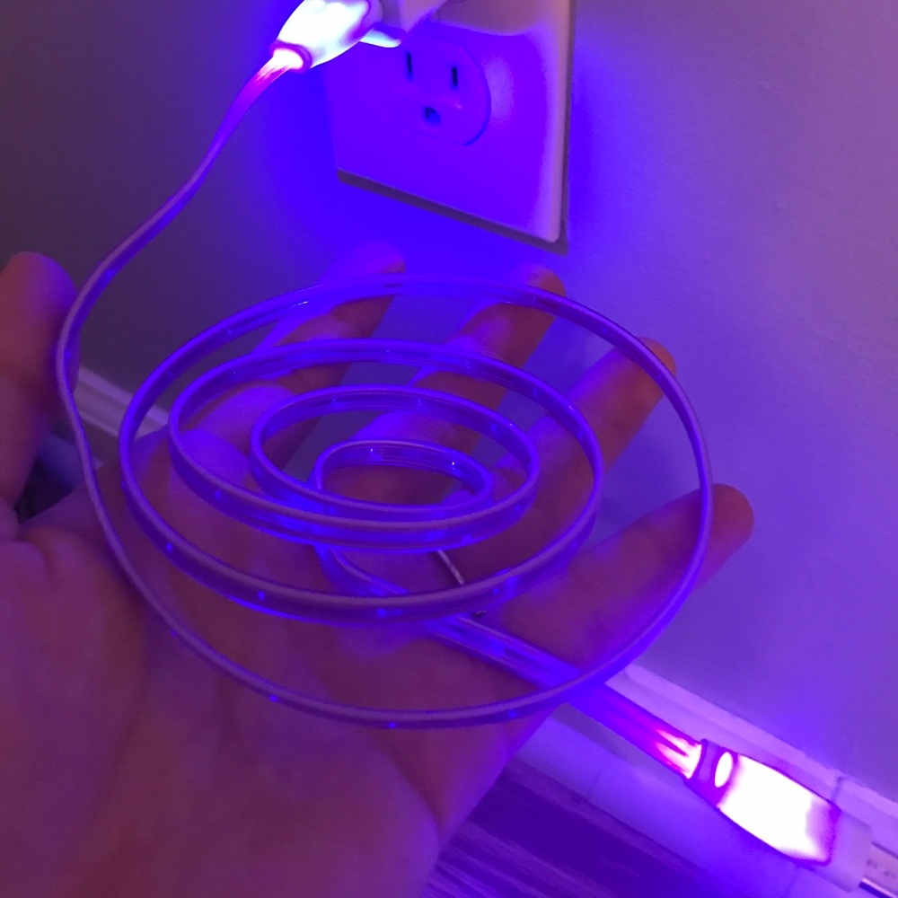 Light up android charger