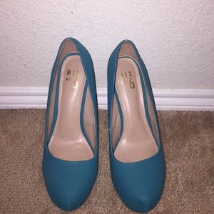 Blue heels
