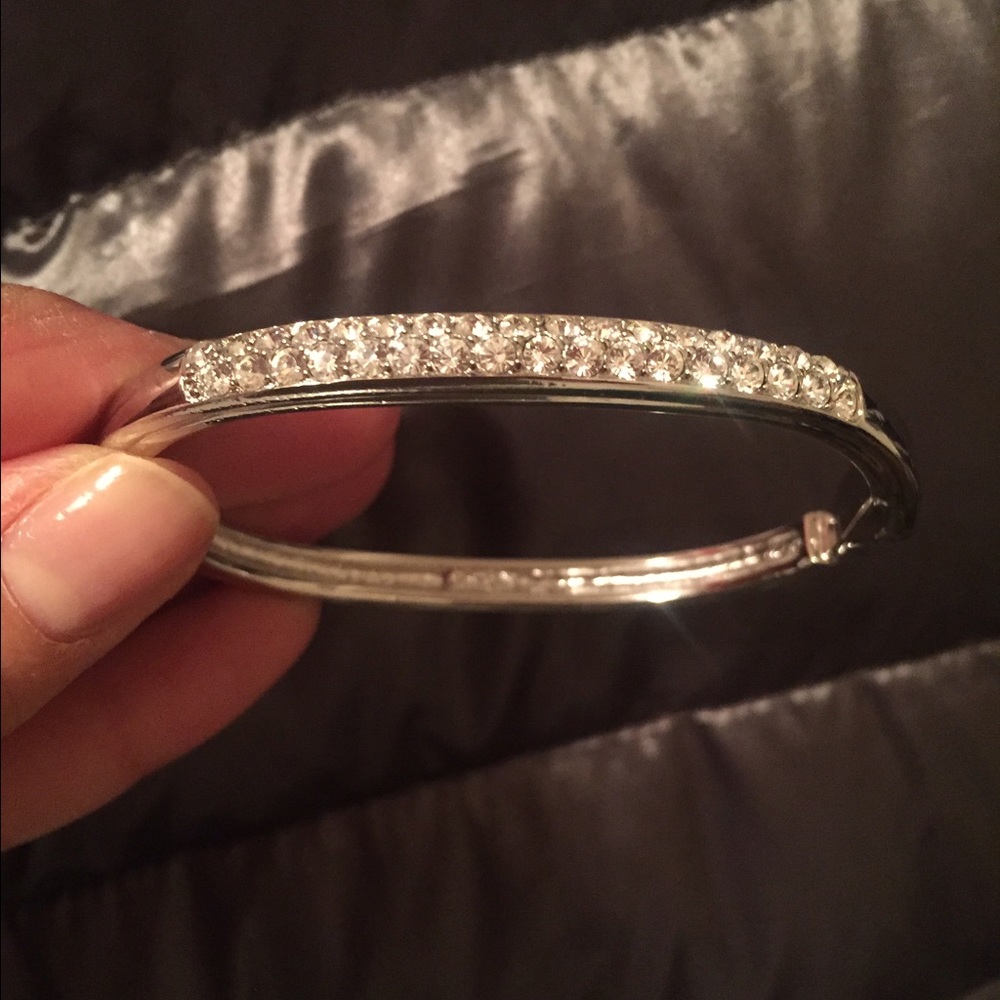 Swarovski CZ bangle bracelet