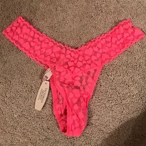 VS Pink Heart Thong