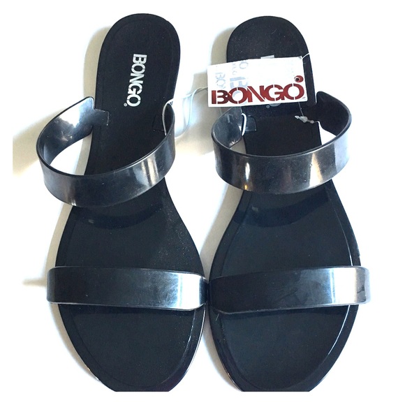 BONGO Shoes - Bongo Black Jelly Sandals