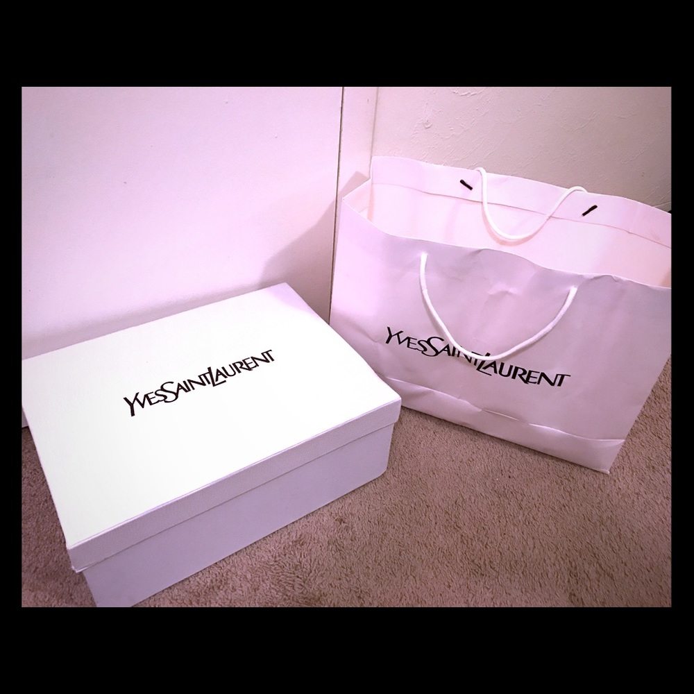 YSL Box and Shopping bag