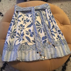 American Eagle Knee Length Floral Skirt Sz 6
