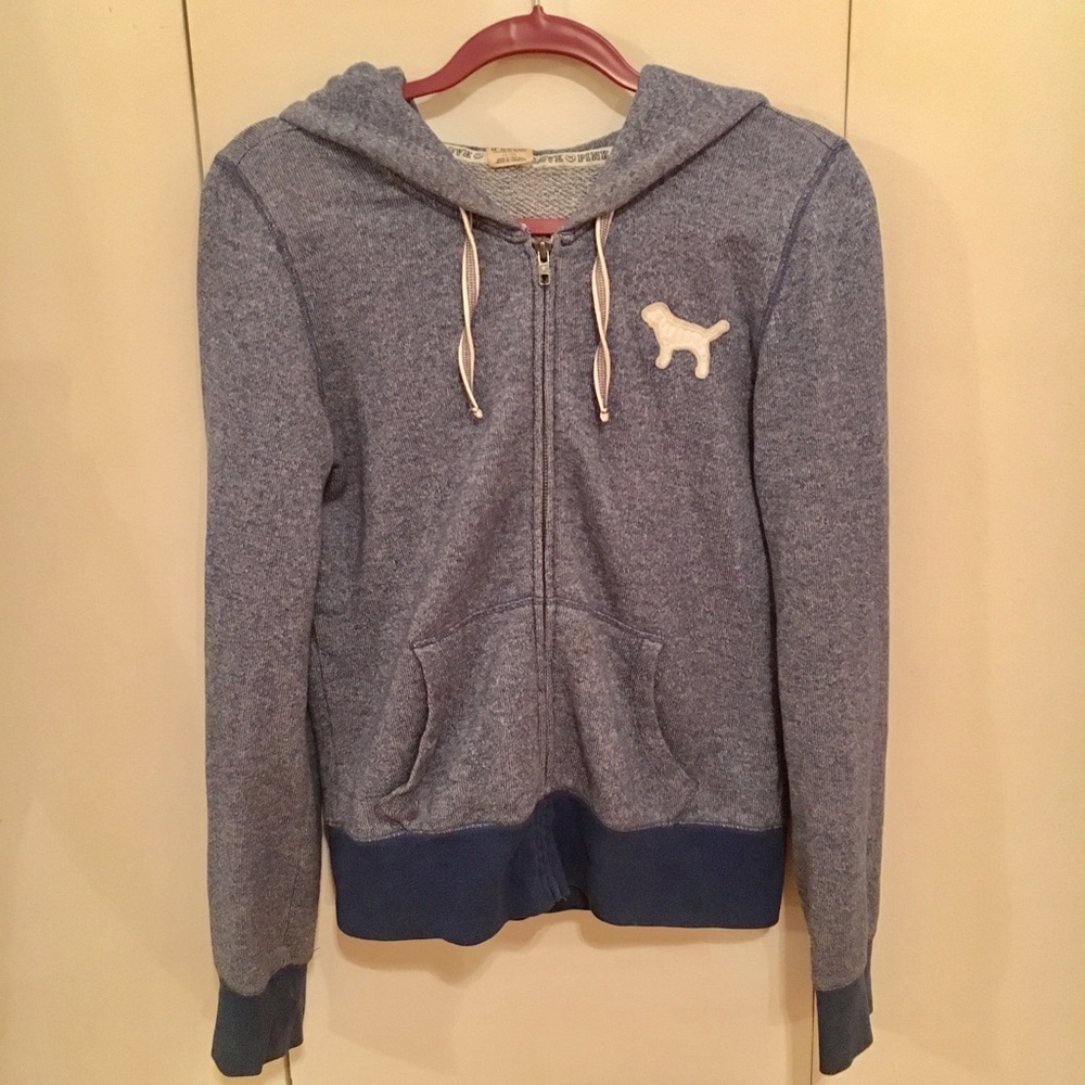 PINK Blue Love Sweater