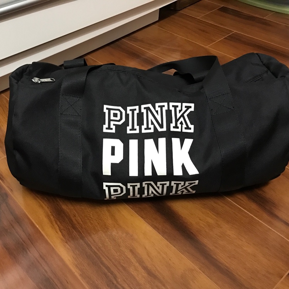 PINK small duffel bag