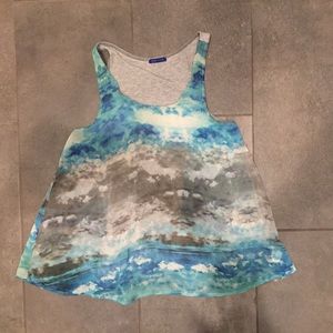 Modcloth - watercolor sheer top