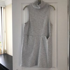 Free people sleeveless mock neck dress