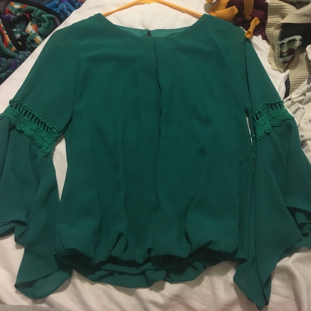 Green shirt