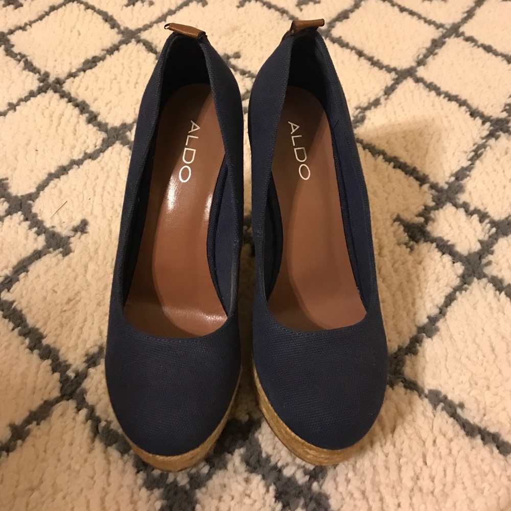 Aldo Navy Wedge